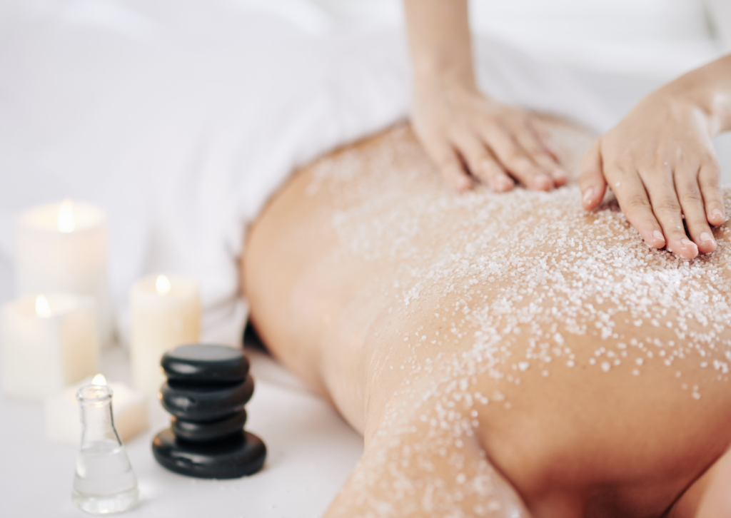 Salt massage Salt massage